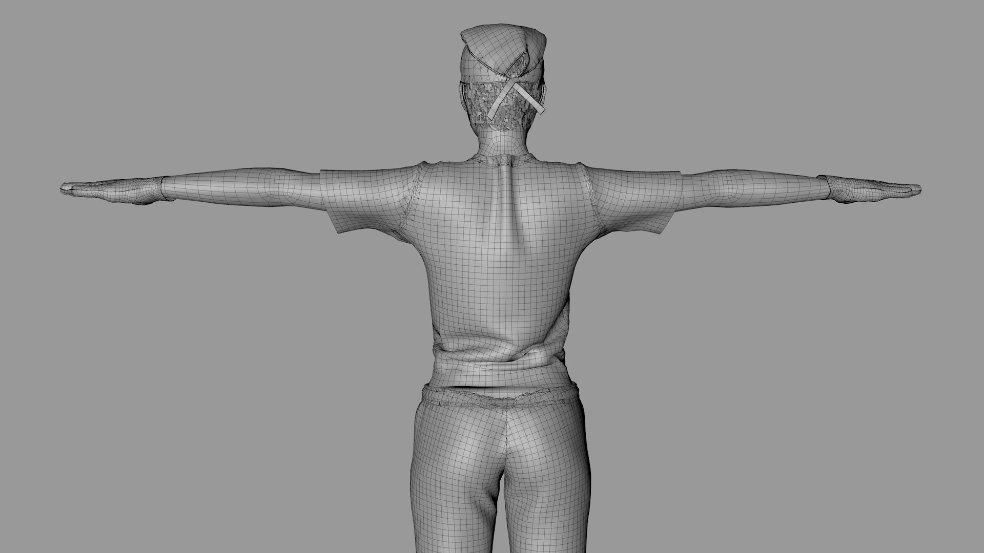 Female Surgeon Woman Nurse Rigged Doctor 3D Model Low-poly 3D model_24