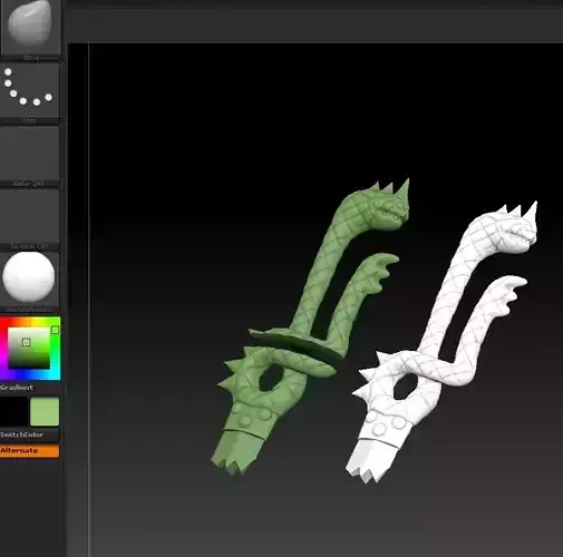 Meliodas broken sword cosplay  3D print model