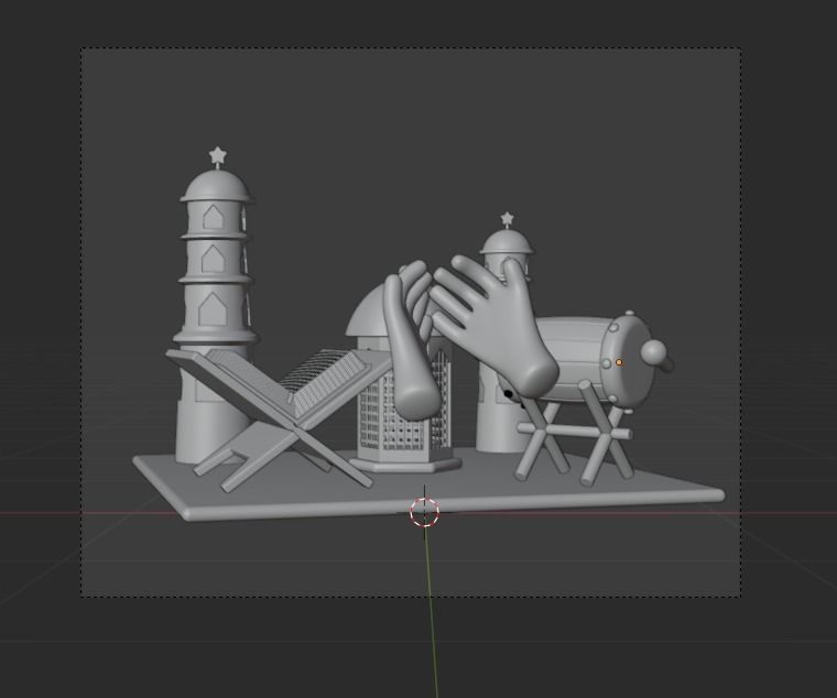 Ramadan 3d Illustration Icon Pack-2 3D model_20