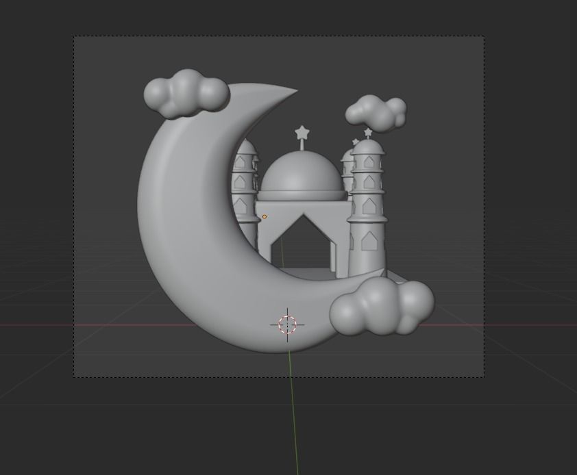 Ramadan 3d Illustration Icon Pack-2 3D model_9