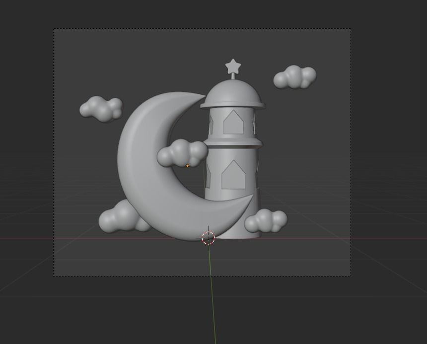 Ramadan 3d Illustration Icon Pack-2 3D model_25