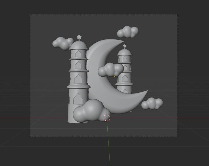 Ramadan 3d Illustration Icon Pack-2 3D model_26