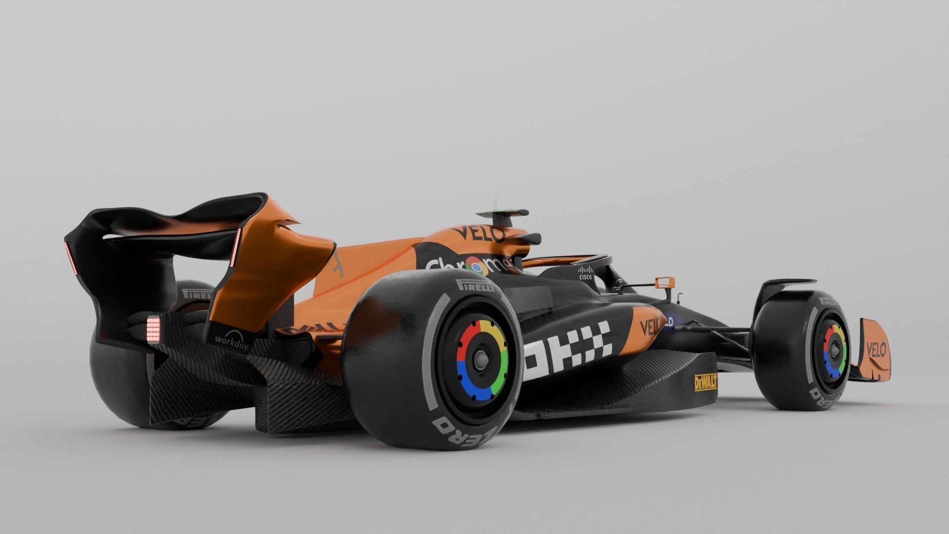 McLaren 2024 F1 car 3D model_1