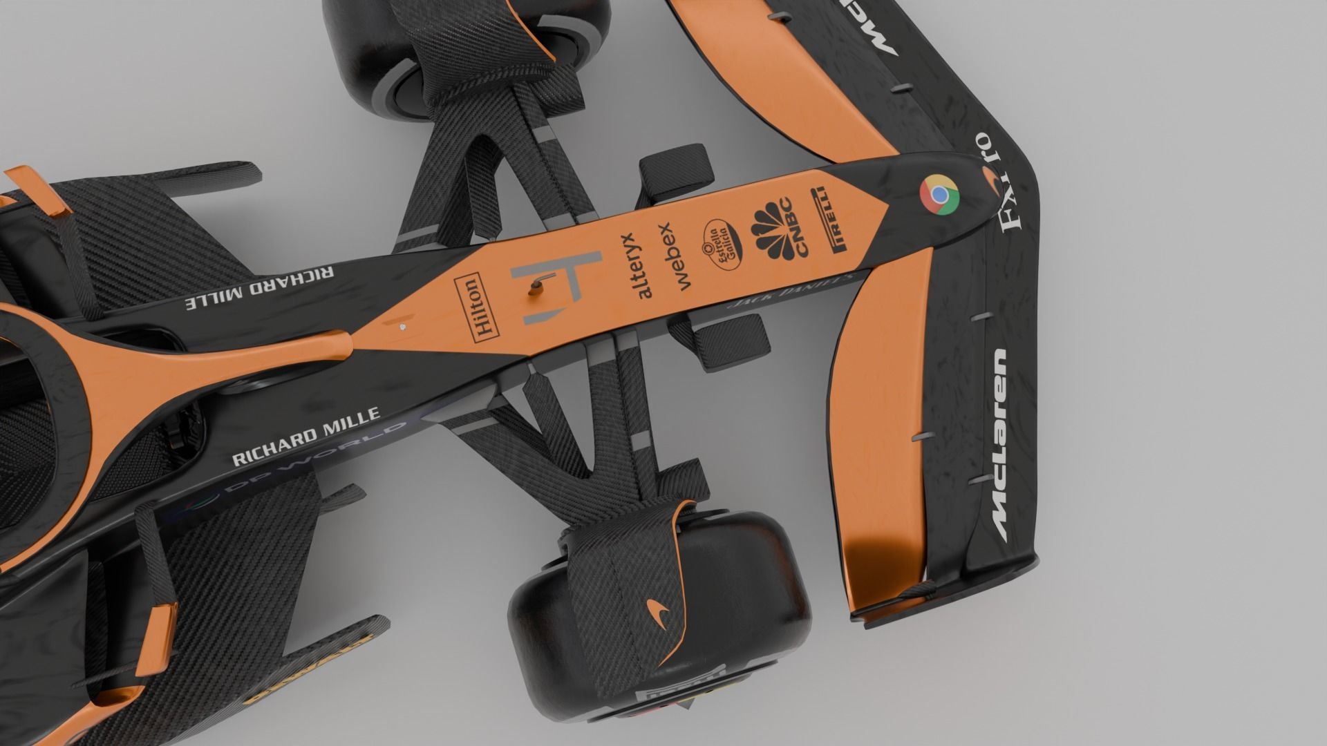 McLaren 2024 F1 car 3D model_2
