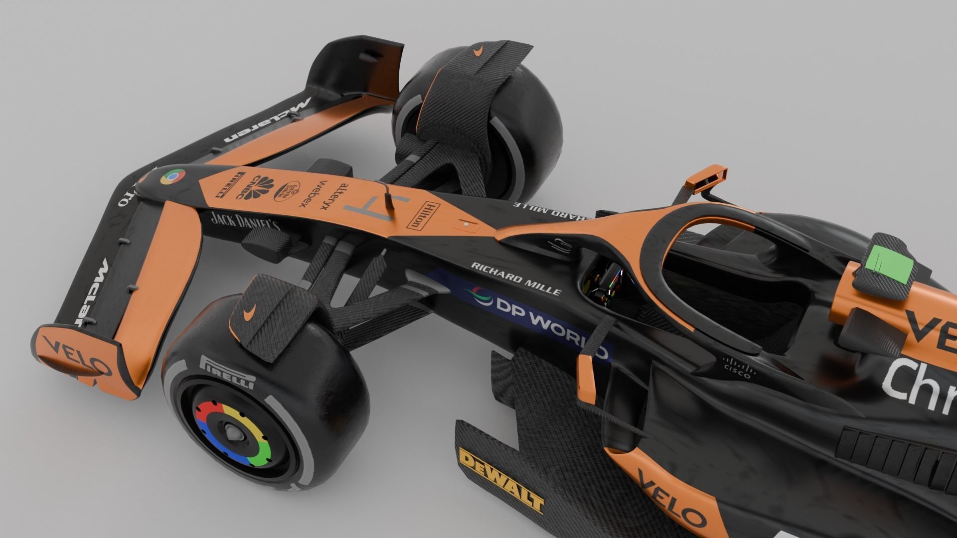 McLaren 2024 F1 car 3D model_3