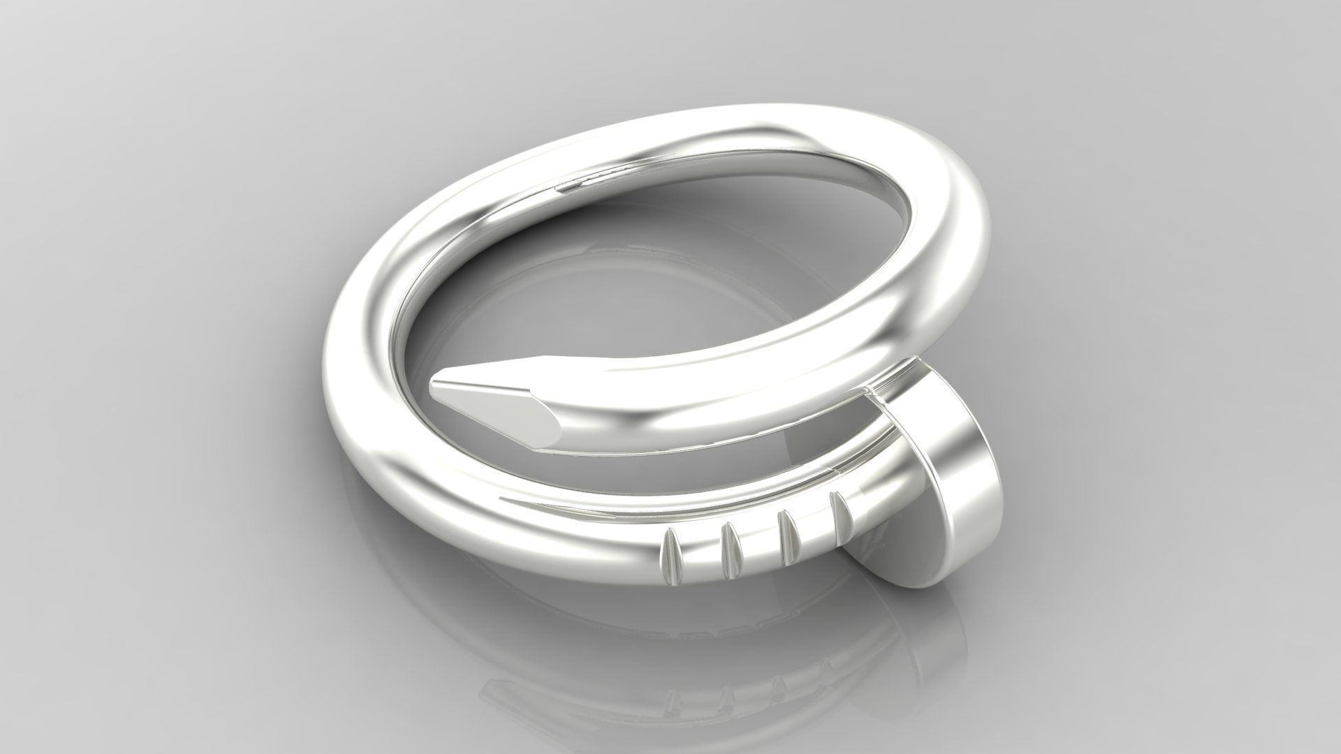 Ring M96 Women ring Size 12 US 3D print model_27