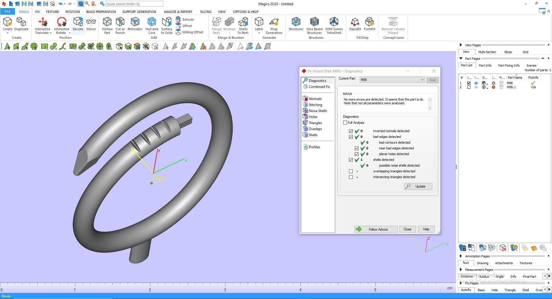 Ring M96 Women ring Size 12 US 3D print model_13