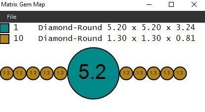 Reverse Tapered Engagement Ring with sidestones  3D print model_1