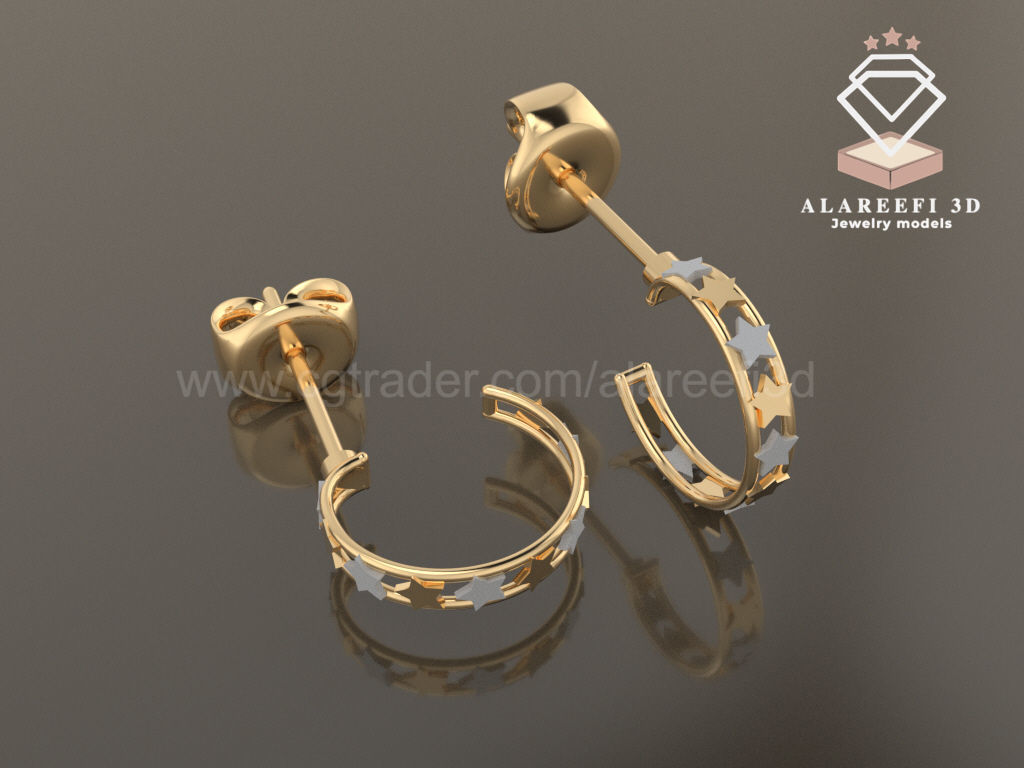 Collection 9 -10 Turkish Earrings Exclusive for the first time 3D print model_8