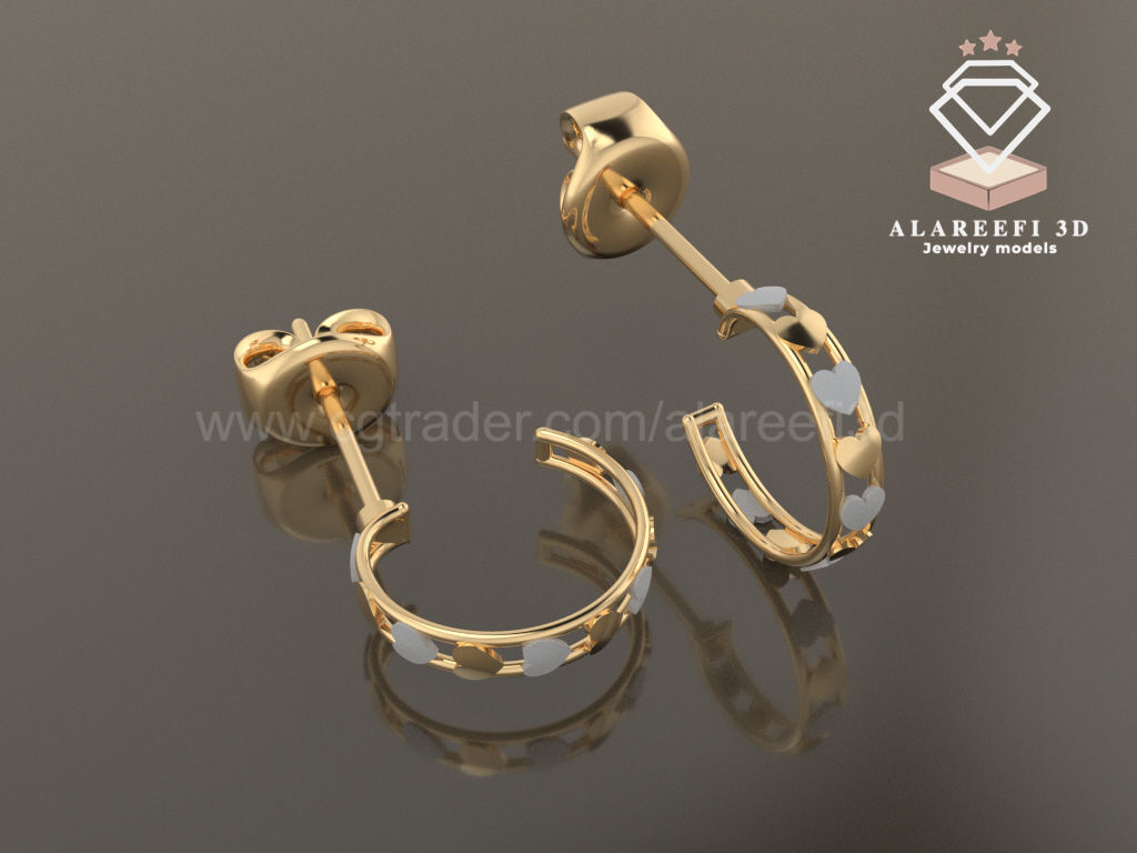 Collection 9 -10 Turkish Earrings Exclusive for the first time 3D print model_9