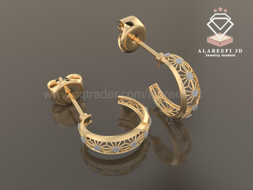 Collection 9 -10 Turkish Earrings Exclusive for the first time 3D print model_3