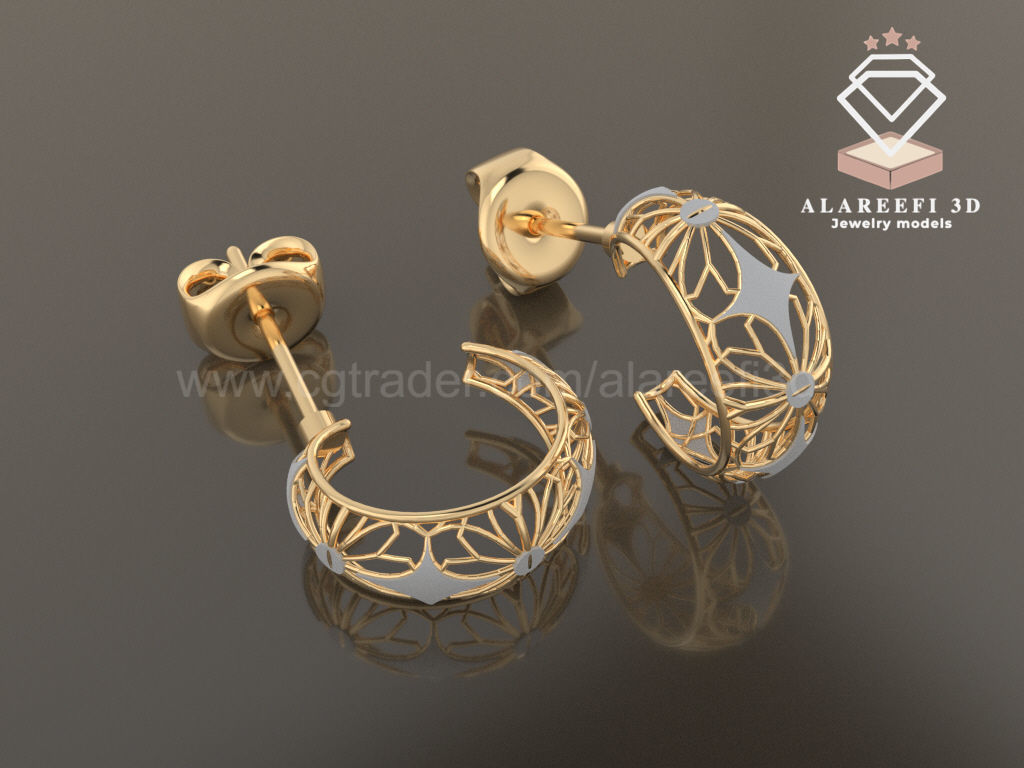 Collection 10 -10 Turkish Earrings Exclusive for the first time 3D print model_6