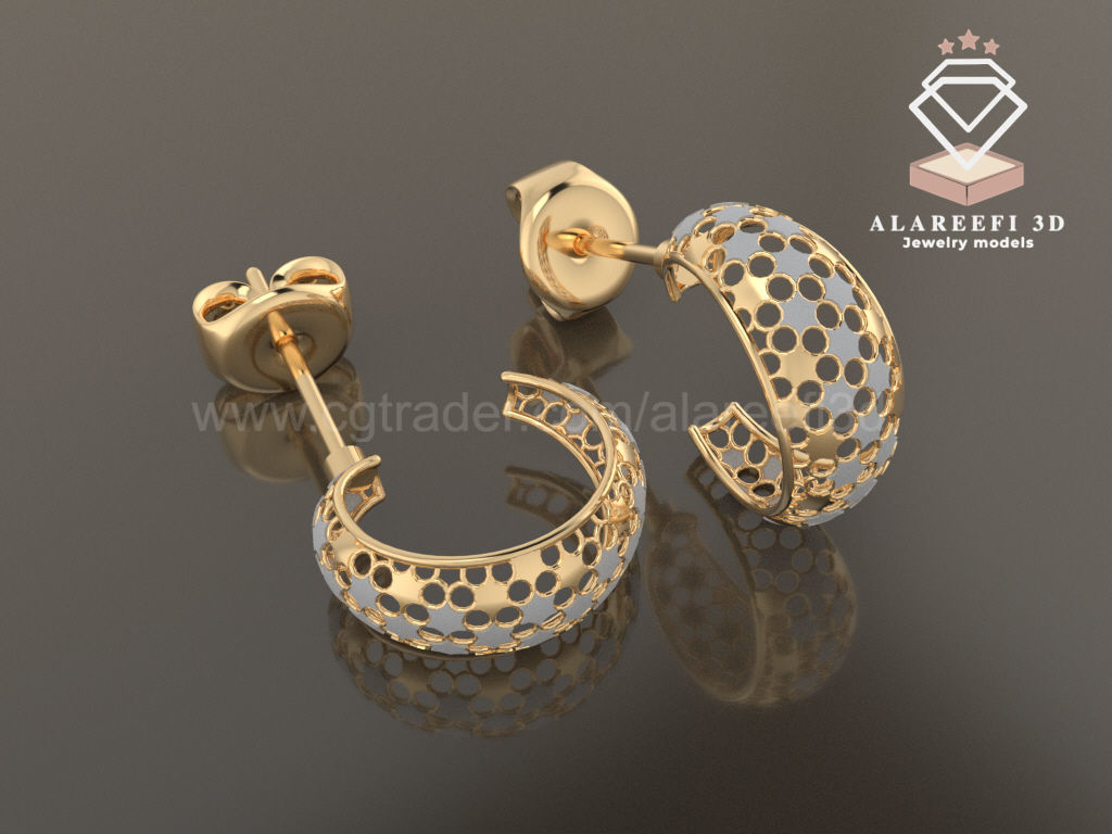 Collection 10 -10 Turkish Earrings Exclusive for the first time 3D print model_5