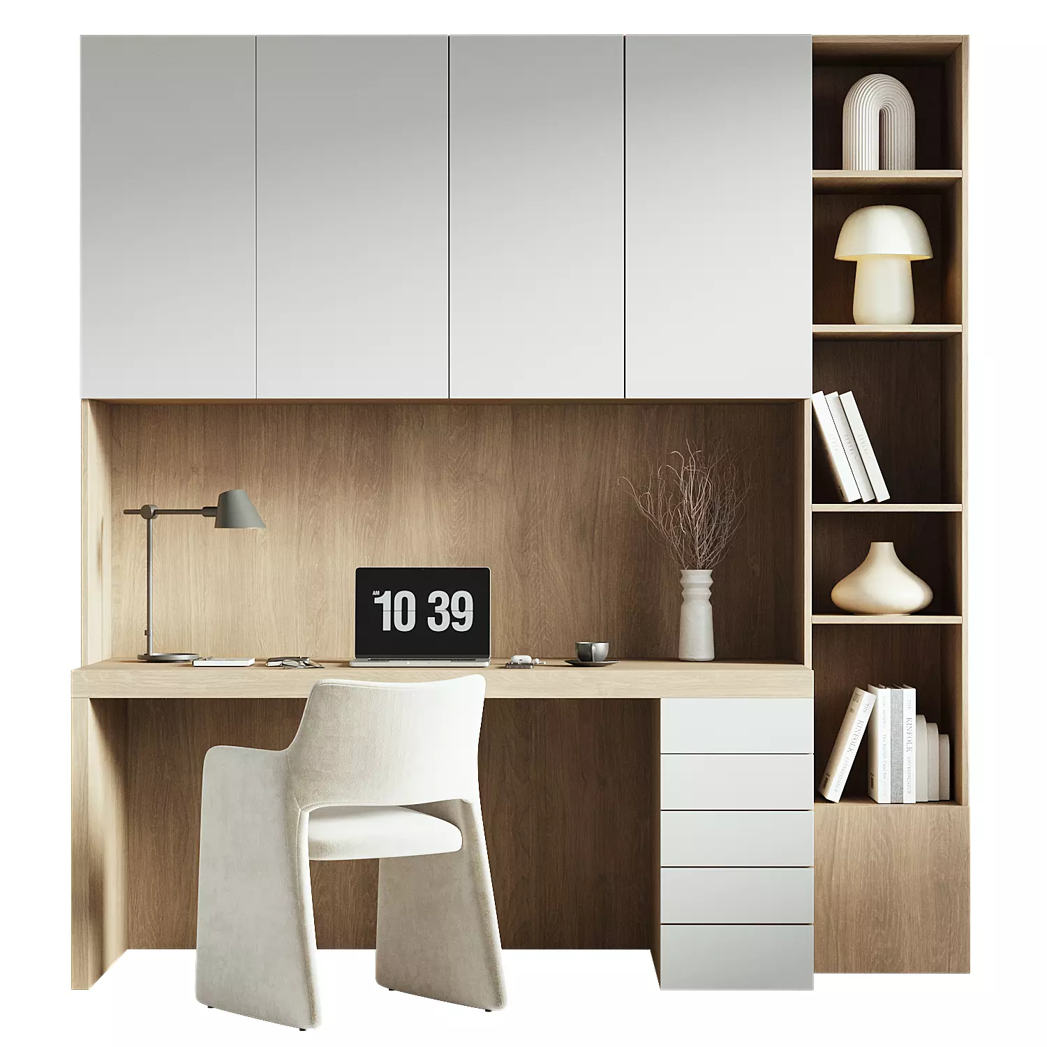 Home Office Set 005 3D model