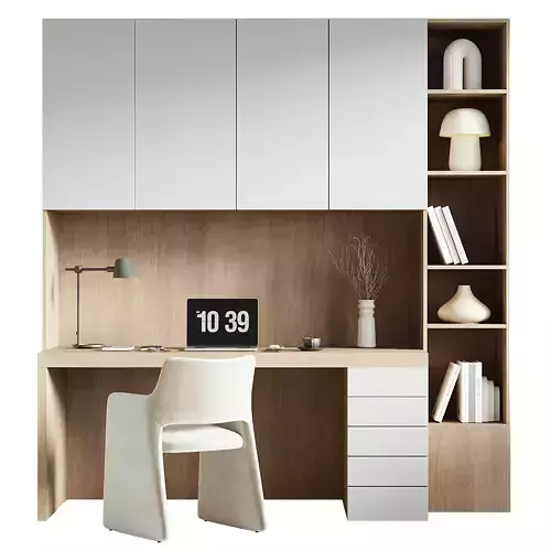 Home Office Set 005 3D model