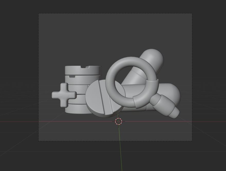 Hospital and Medicine 3d Illustration Icon Pack 3D model_23