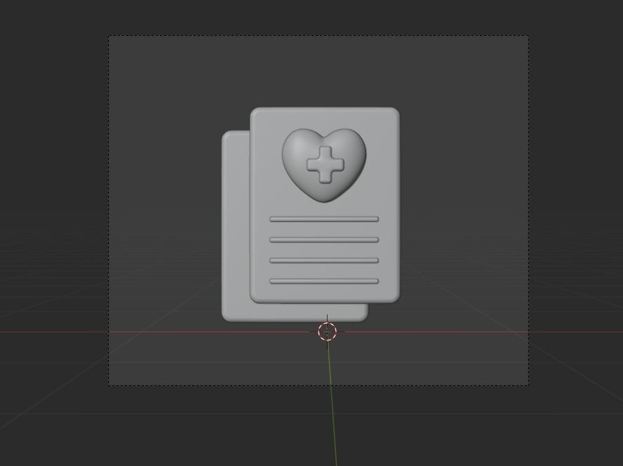 Hospital and Medicine 3d Illustration Icon Pack 3D model_14