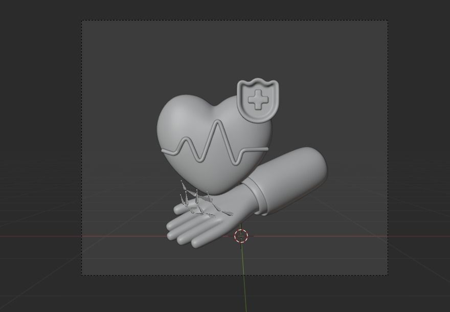 Hospital and Medicine 3d Illustration Icon Pack 3D model_8