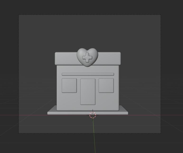 Hospital and Medicine 3d Illustration Icon Pack 3D model_10