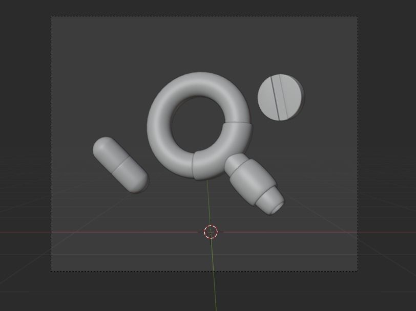 Hospital and Medicine 3d Illustration Icon Pack 3D model_27