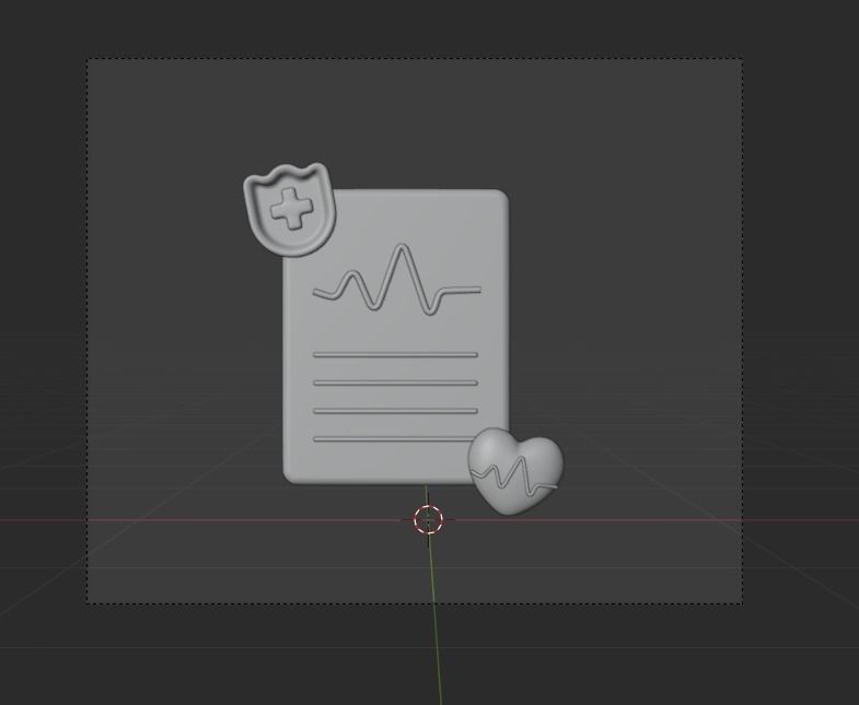 Hospital and Medicine 3d Illustration Icon Pack 3D model_13