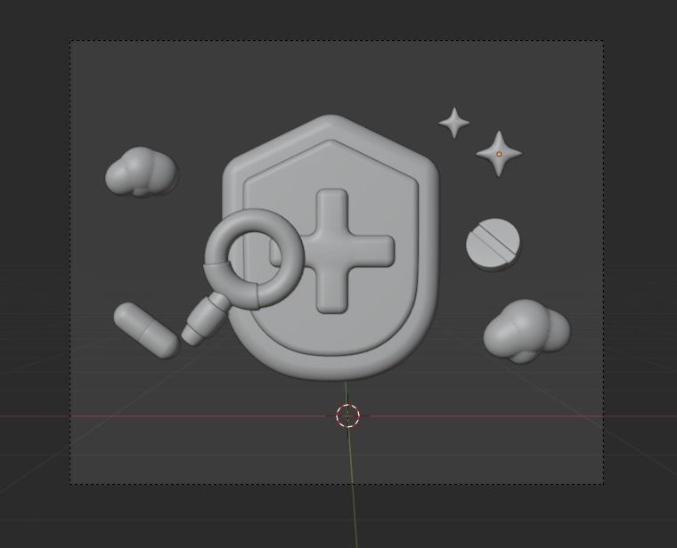 Hospital and Medicine 3d Illustration Icon Pack 3D model_33