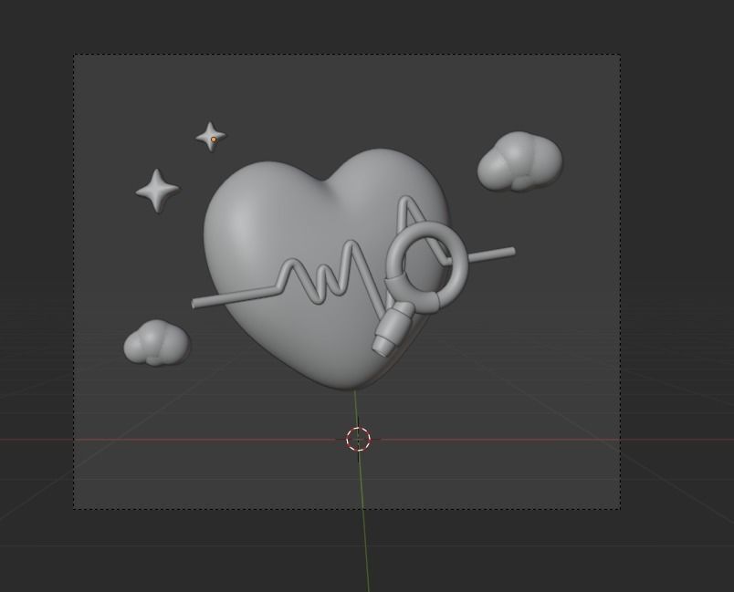 Hospital and Medicine 3d Illustration Icon Pack 3D model_37