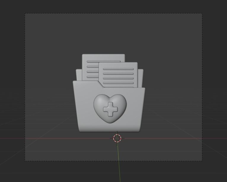 Hospital and Medicine 3d Illustration Icon Pack 3D model_9