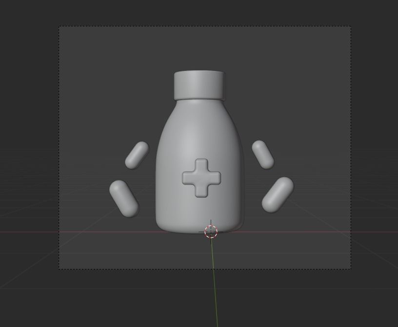 Hospital and Medicine 3d Illustration Icon Pack 3D model_11