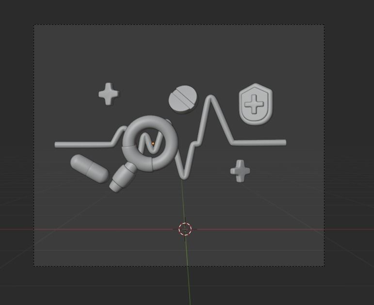 Hospital and Medicine 3d Illustration Icon Pack 3D model_31