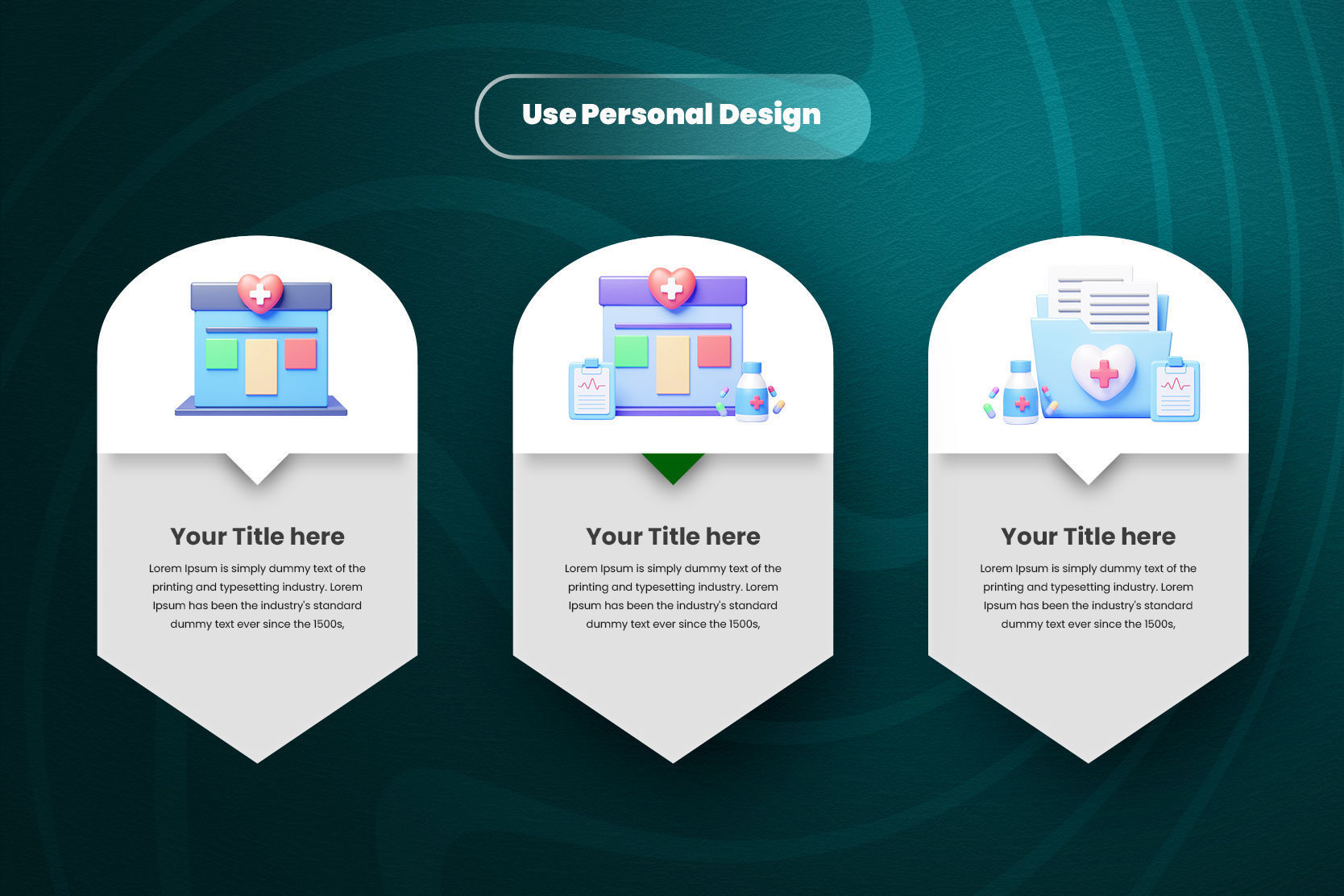 Hospital and Medicine 3d Illustration Icon Pack 3D model_3