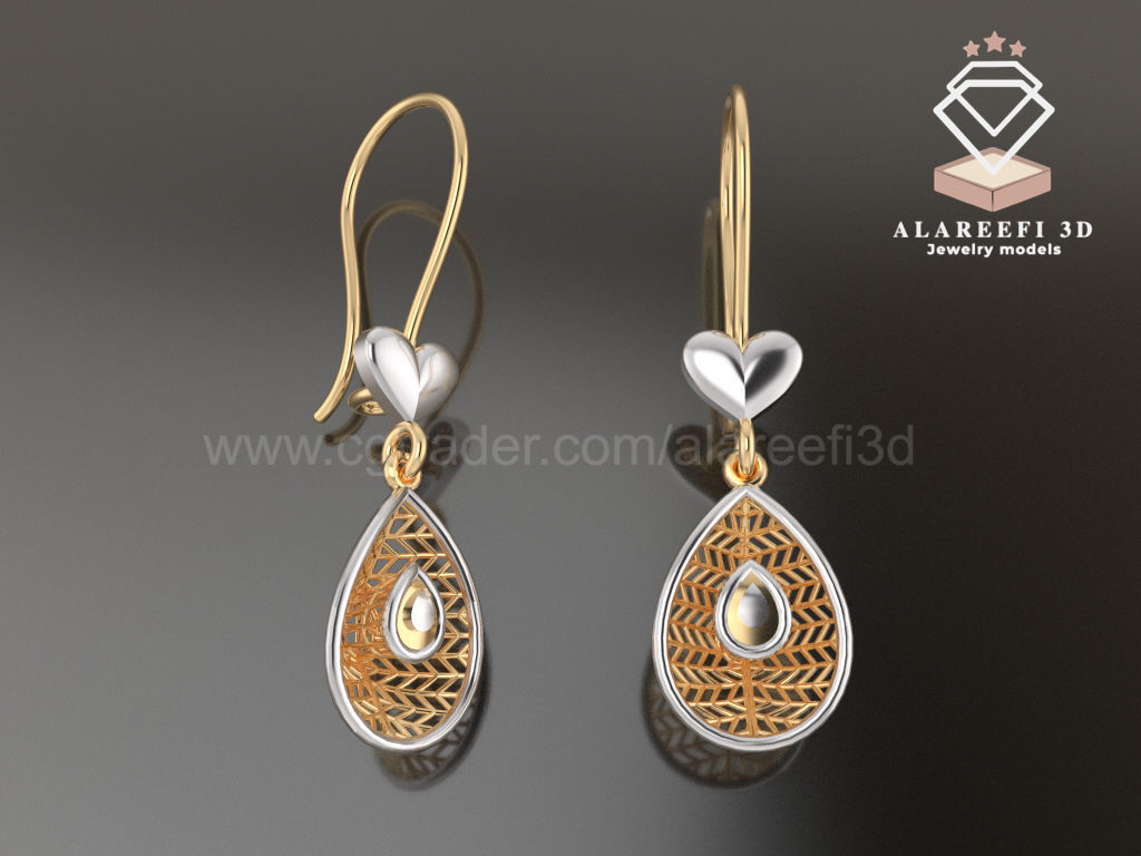 122 Turkish Earrings Exclusive for the first time 3D Model Collection_30