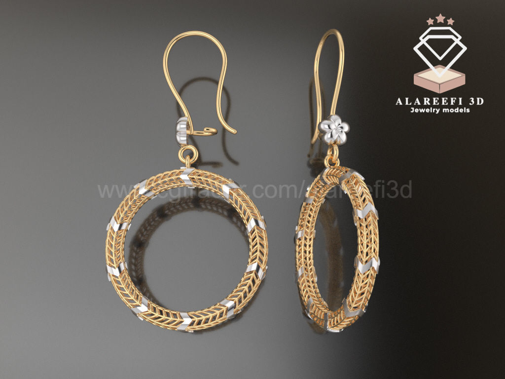 122 Turkish Earrings Exclusive for the first time 3D Model Collection_79
