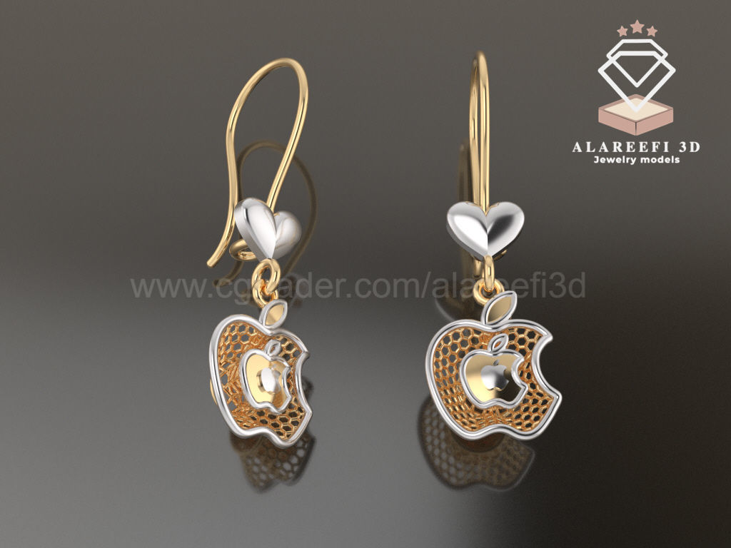 122 Turkish Earrings Exclusive for the first time 3D Model Collection_24