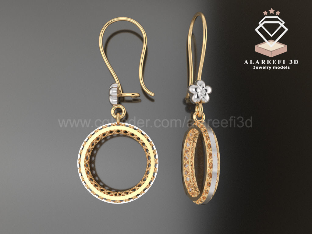 122 Turkish Earrings Exclusive for the first time 3D Model Collection_66