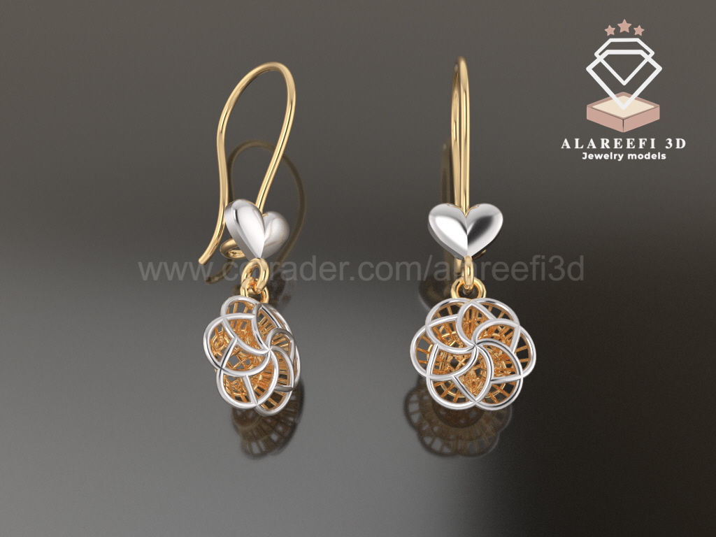 122 Turkish Earrings Exclusive for the first time 3D Model Collection_53