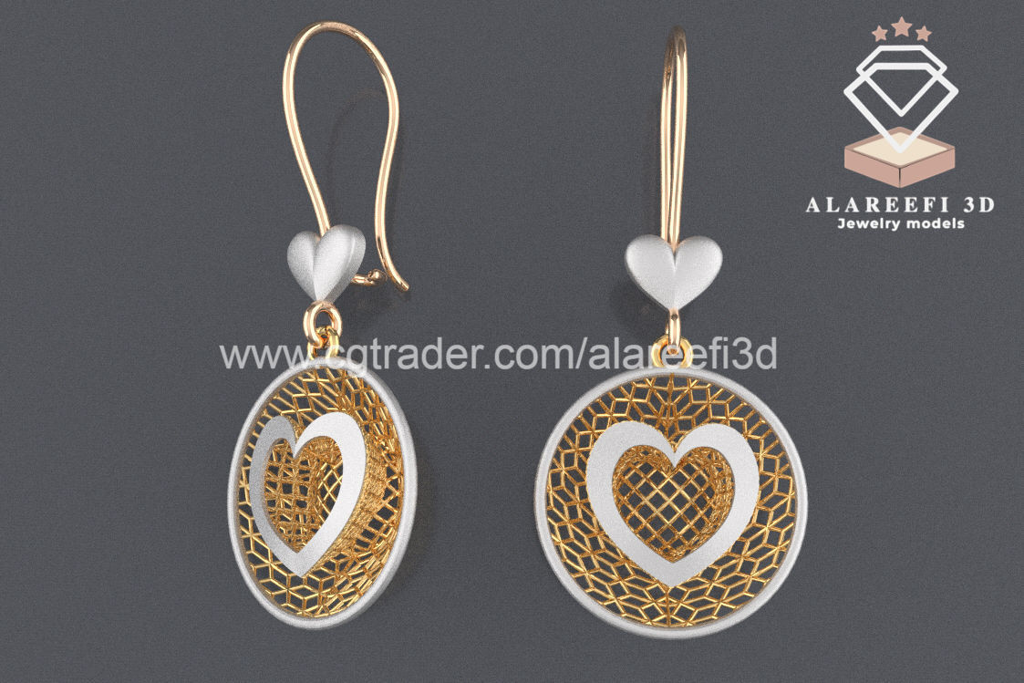122 Turkish Earrings Exclusive for the first time 3D Model Collection_109