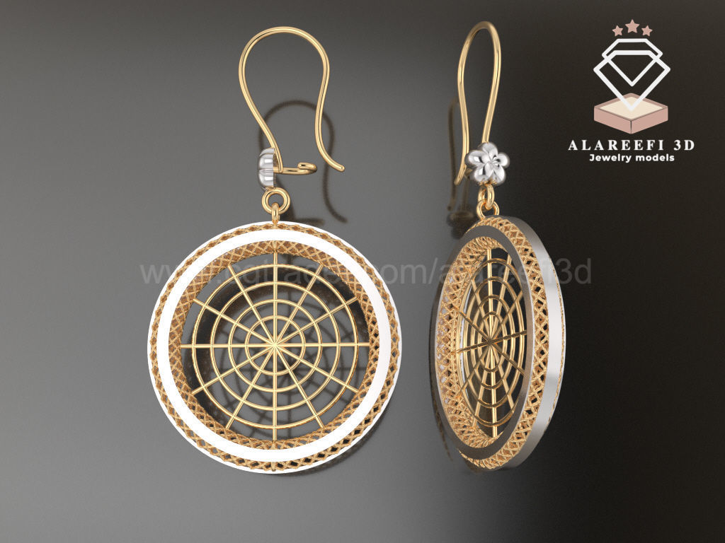 122 Turkish Earrings Exclusive for the first time 3D Model Collection_95