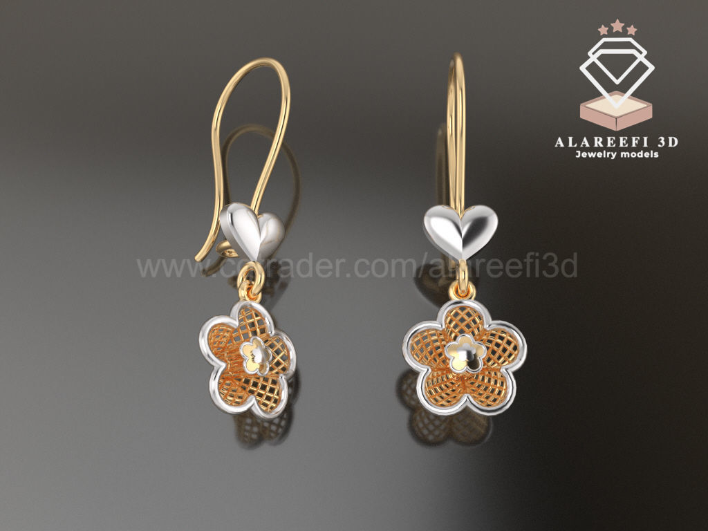 122 Turkish Earrings Exclusive for the first time 3D Model Collection_42