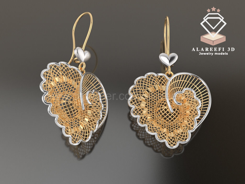 122 Turkish Earrings Exclusive for the first time 3D Model Collection_36