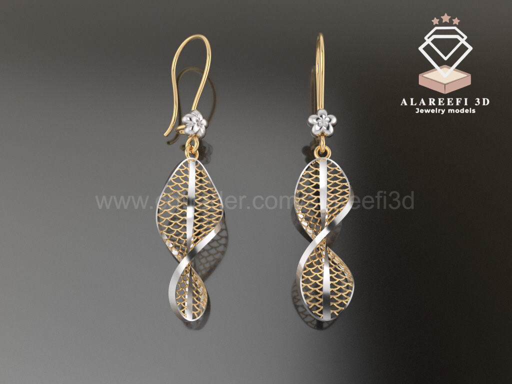 122 Turkish Earrings Exclusive for the first time 3D Model Collection_51