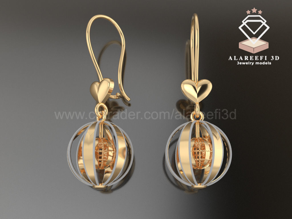 122 Turkish Earrings Exclusive for the first time 3D Model Collection_62