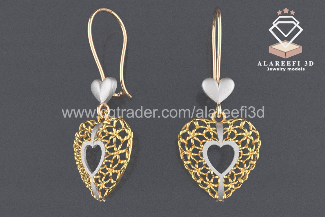 122 Turkish Earrings Exclusive for the first time 3D Model Collection_108