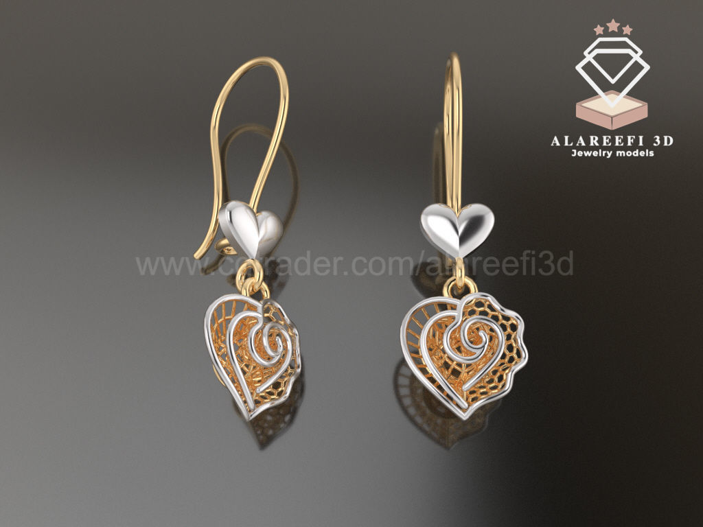 122 Turkish Earrings Exclusive for the first time 3D Model Collection_40