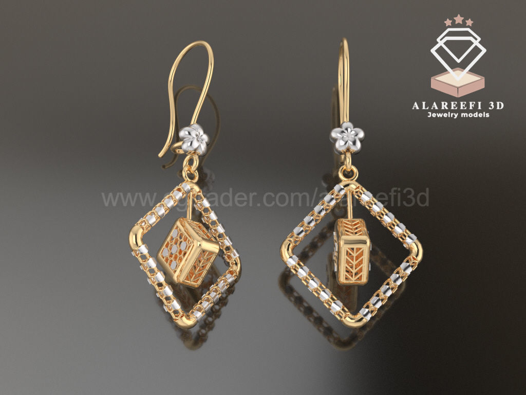 122 Turkish Earrings Exclusive for the first time 3D Model Collection_65