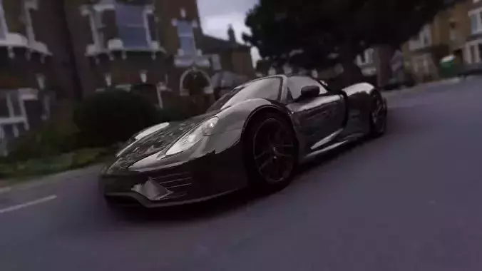 Porche 918 Spyder SK Model