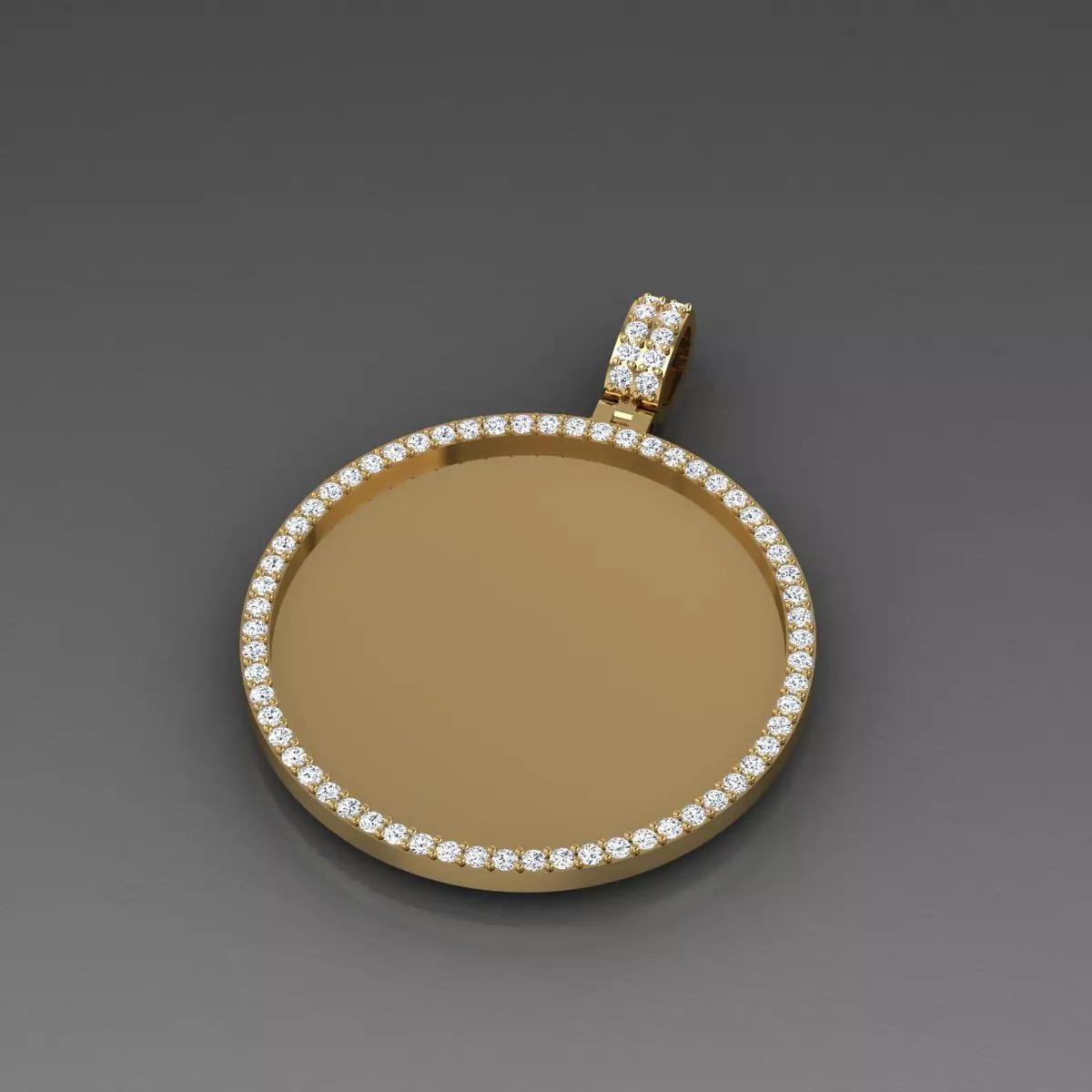 Memorial pendant 3D model_0