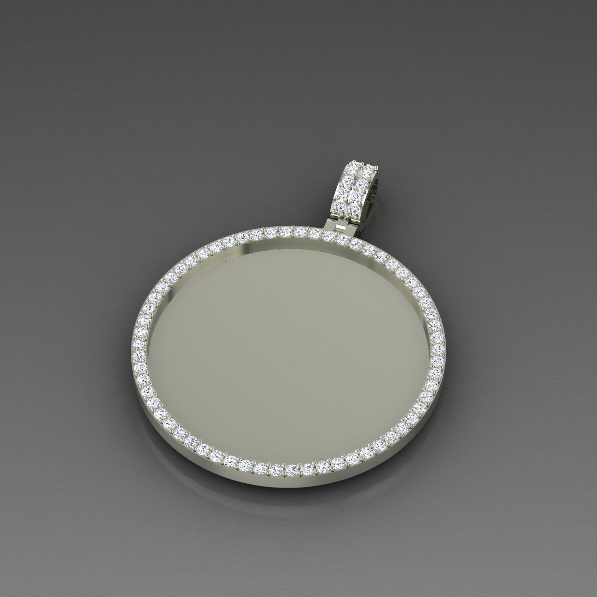 Memorial pendant 3D model_2