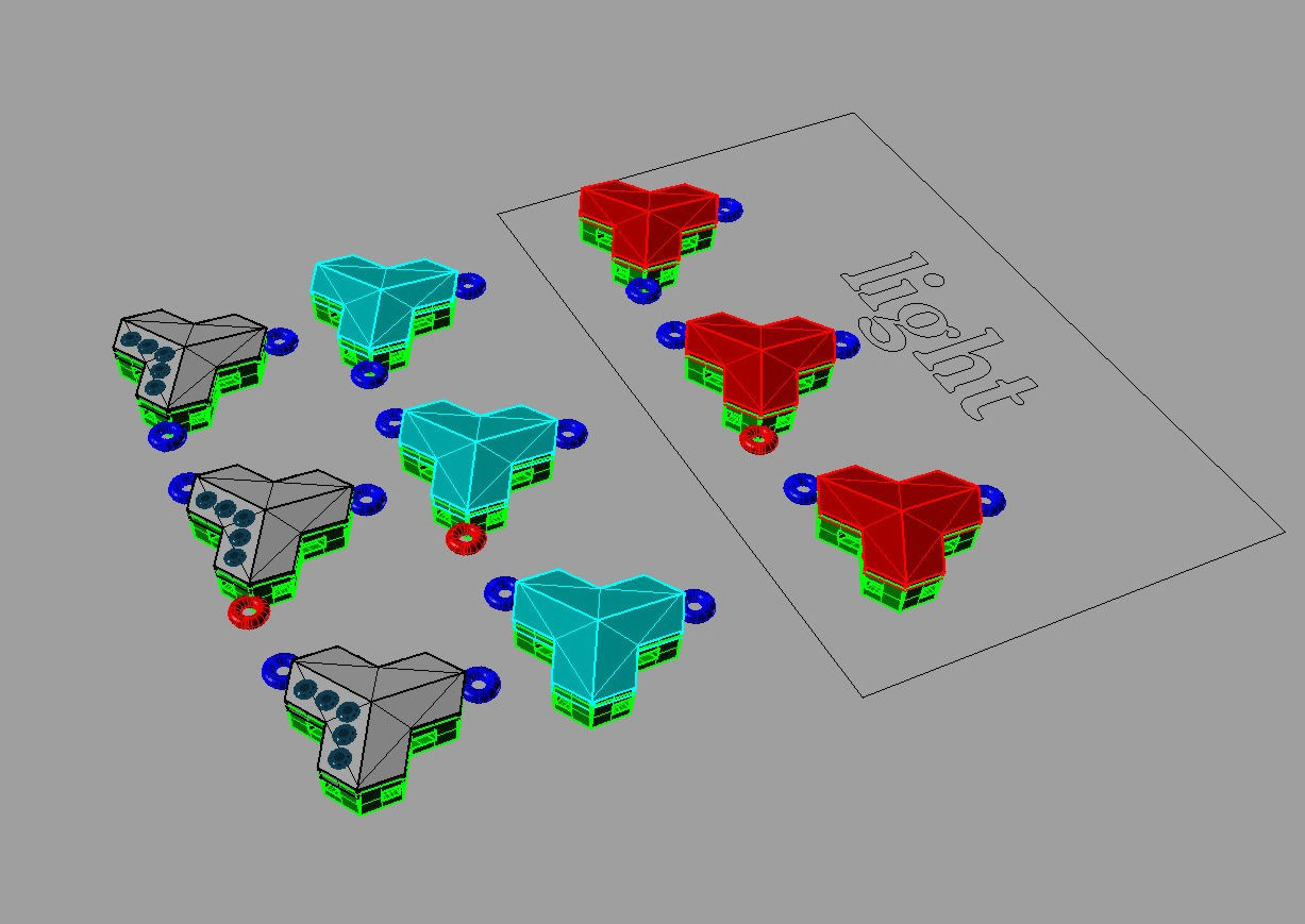 Bracelets Chain ARMOR 3D print model_11