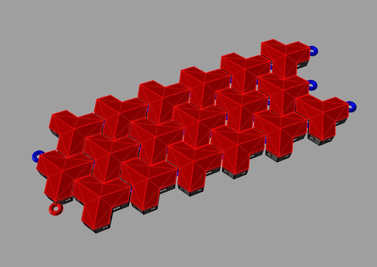 Bracelets Chain ARMOR 3D print model_1